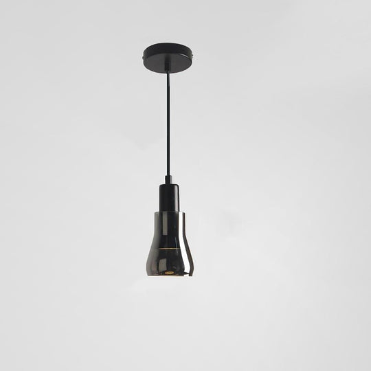 Circular Glass Pendant Light Modern Nordic Industrial Ceiling Lighting
