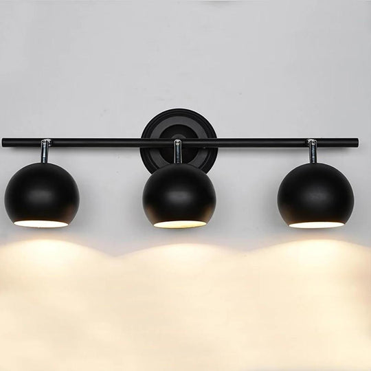 3-Light Bowled Metal Semi-Flush Mount LED Ceiling Light – Modern &amp; Bright