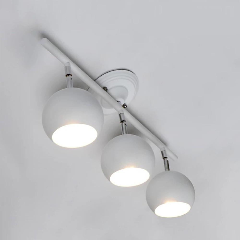 3-Light Bowled Metal Semi-Flush Mount LED Ceiling Light – Modern &amp; Bright